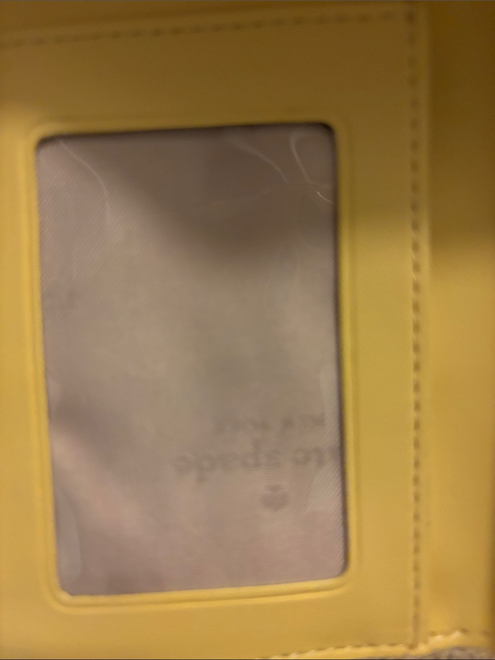 Kate Spade ♠️ Wallet Quilted. Buttery Yellow NWOT - Picture 7 of 11